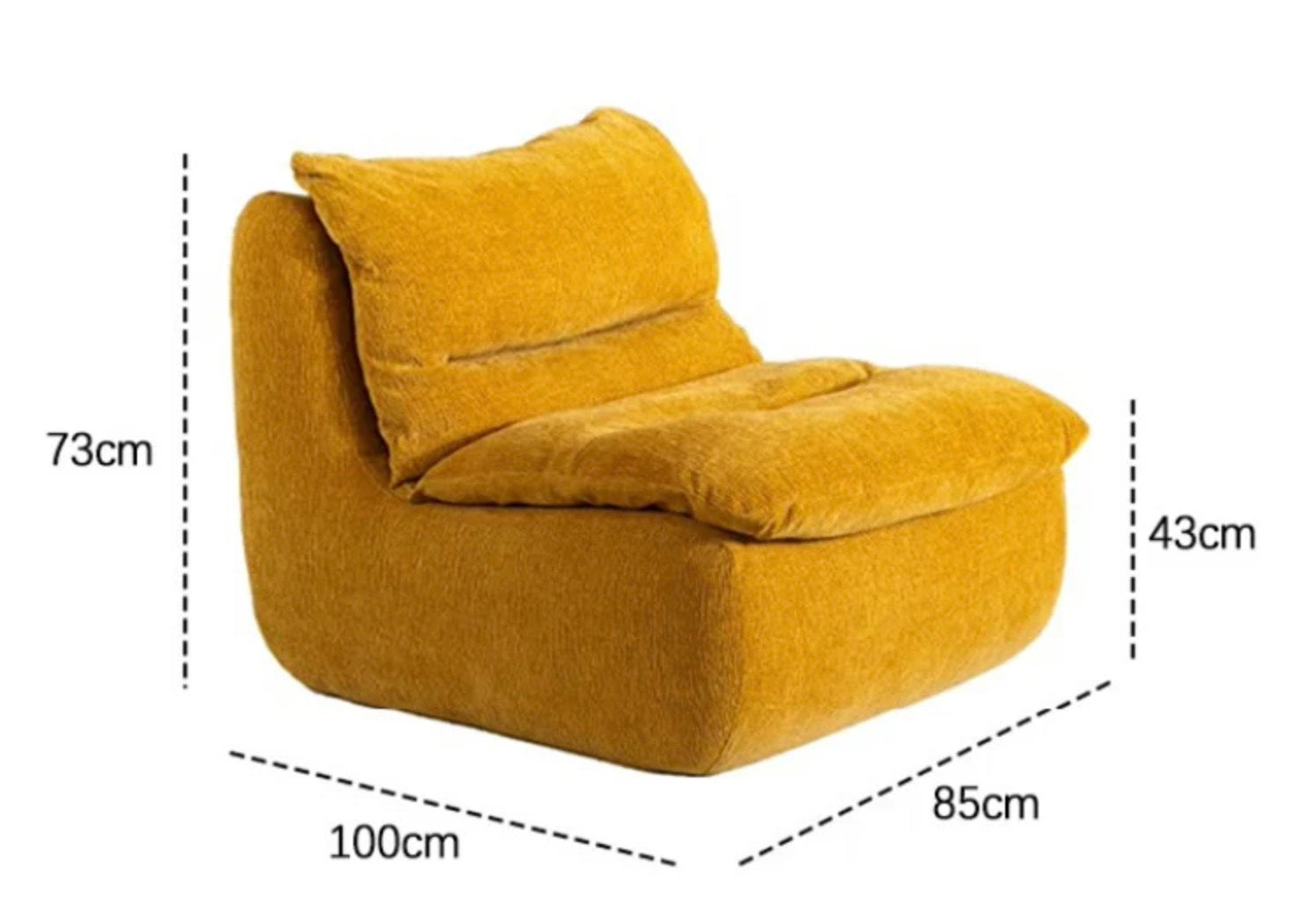 Oslo Modular Sofa-Yellow