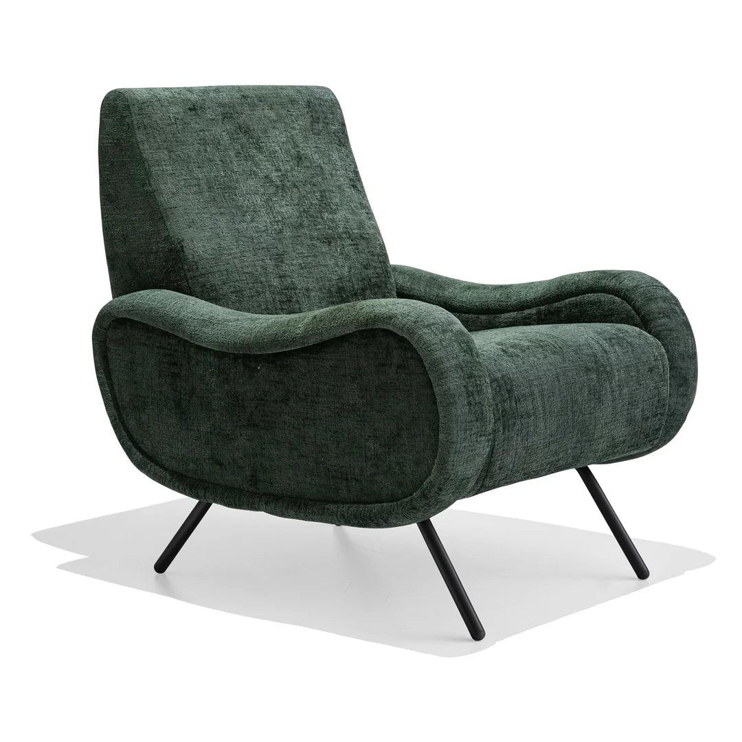 Emerald Curve Armchair