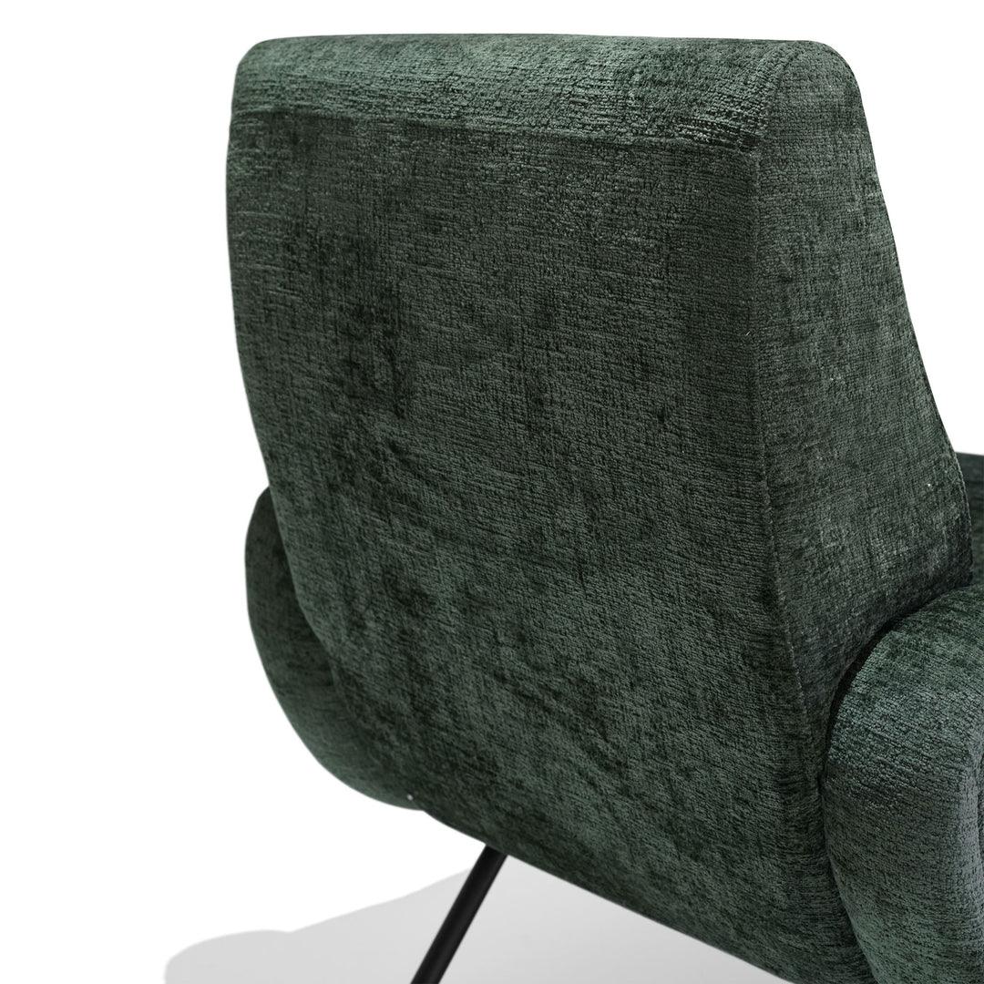 Emerald Curve Armchair
