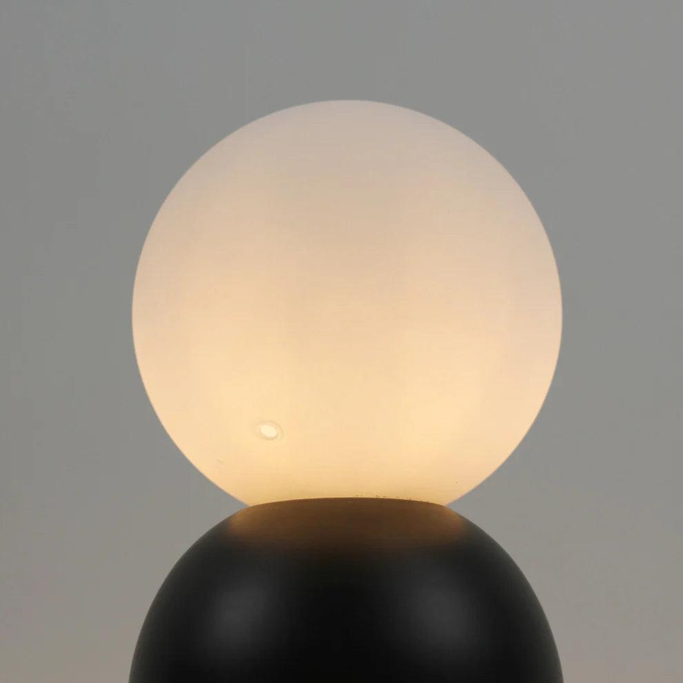 Set of 2 Elle Touch Table Lamp - Black/Pink