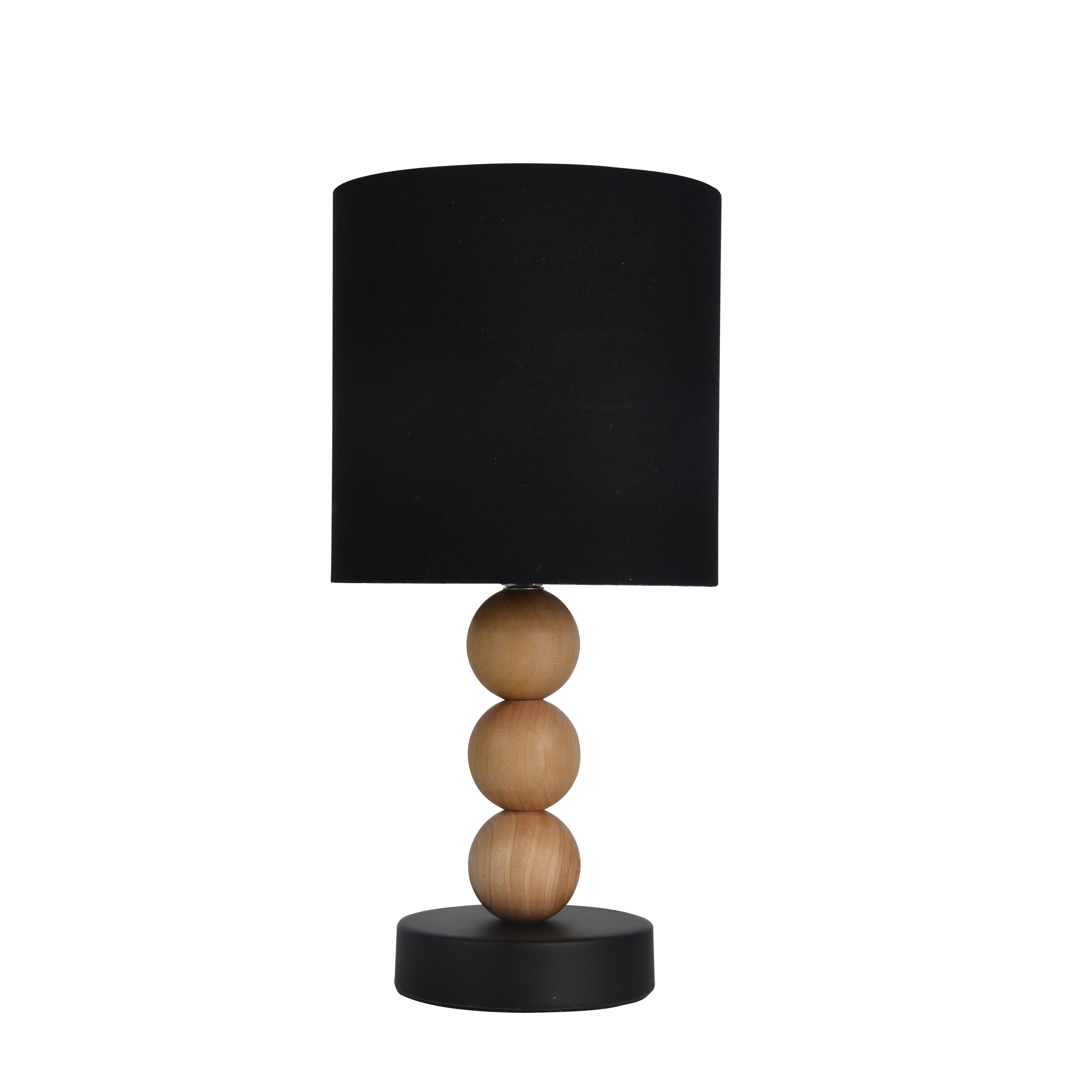 Cara Table Lamp - Black/White