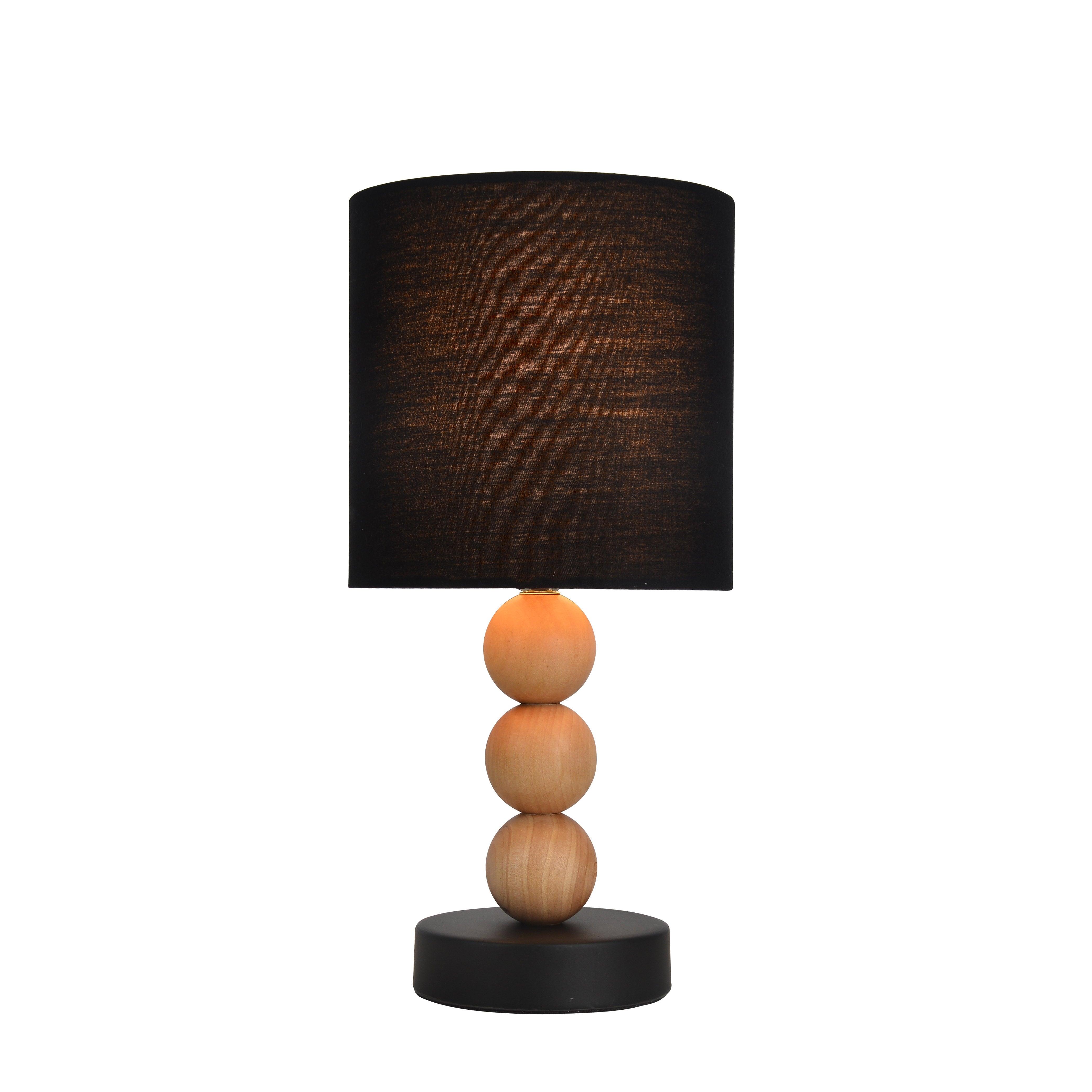 Cara Table Lamp - Black/White