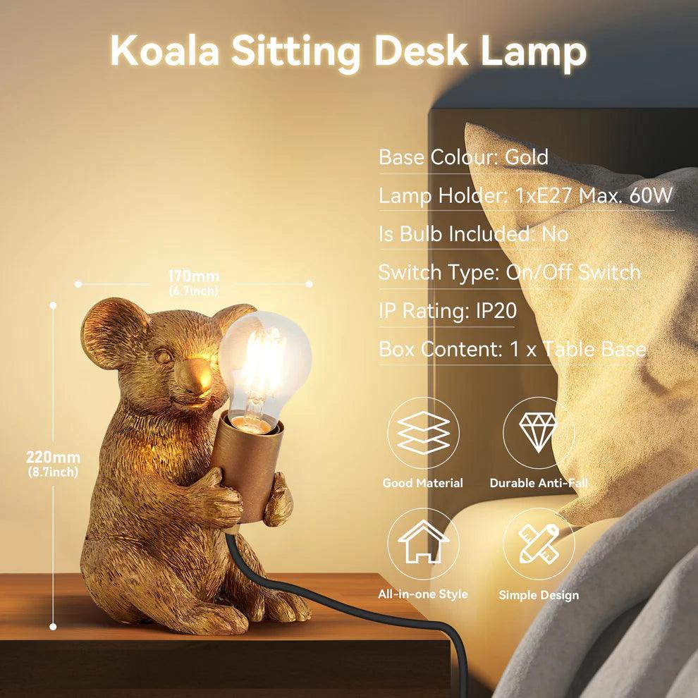 Koala Sitting Desk Lamp