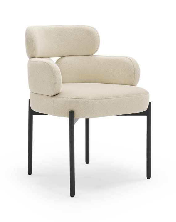 Sylvie Dining Chair Boucle Bliss