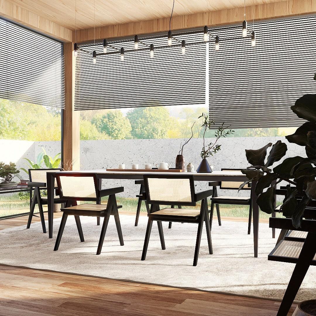 Gemma Dining Chair-Black Oak