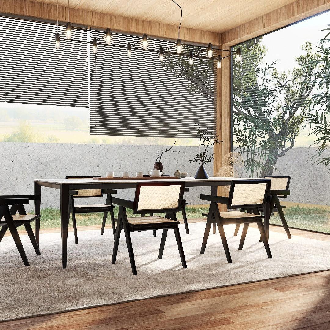 Gemma Dining Chair-Black Oak